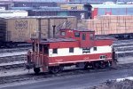 Frisco caboose SLSF #1281 in old (?) scheme.